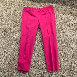 Pink J. Crew City Pant